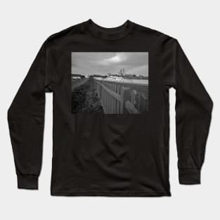 A view across the River Yare in the Norfolk village of Acle Long Sleeve T-Shirt